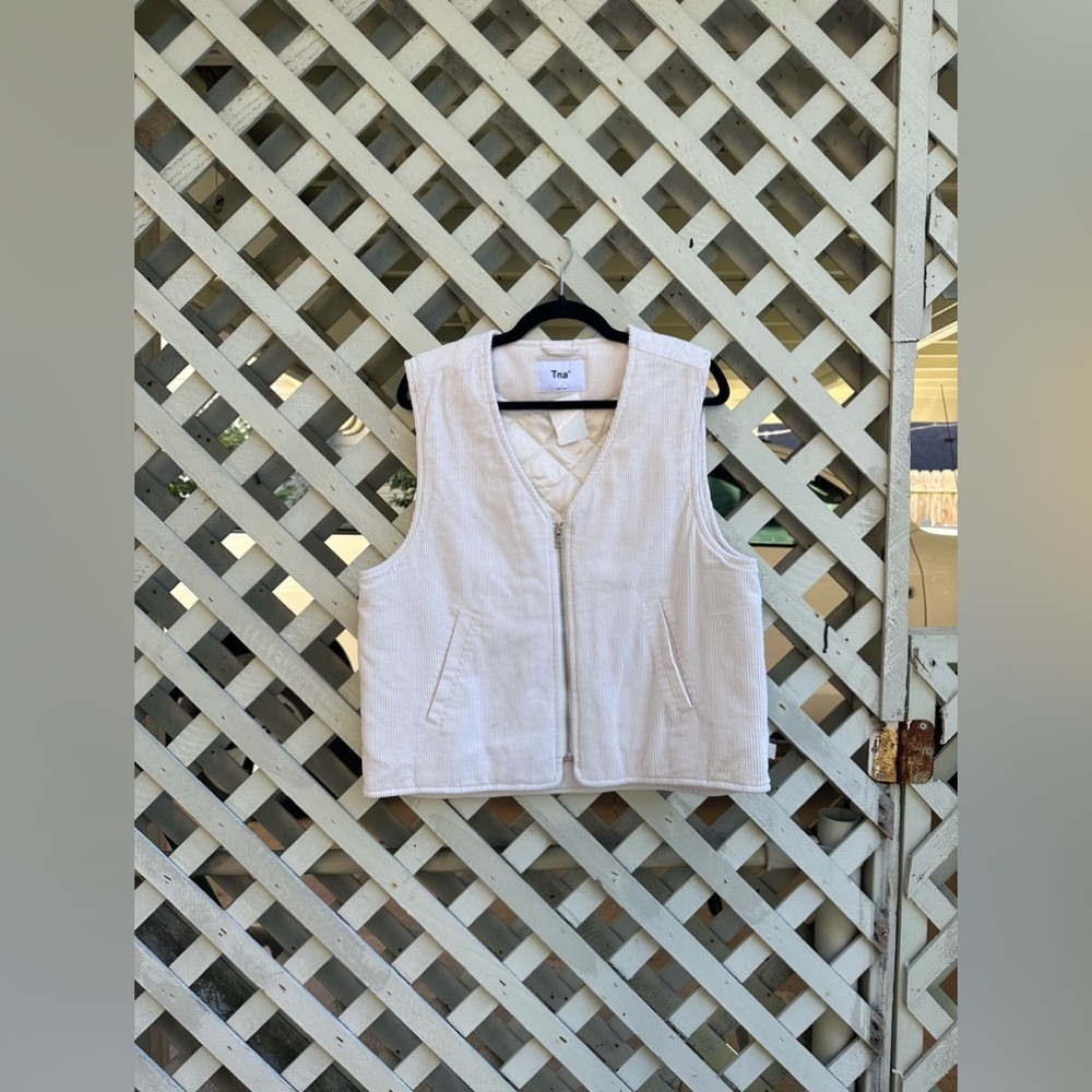 Aritzia Tna Cord Vest Jacket